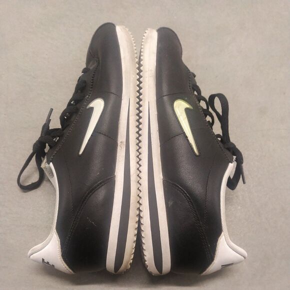Mens Nike Cortez Basic Jewel Trainers Black Sz 8 Leather Sneaker 833238-002 main image 7